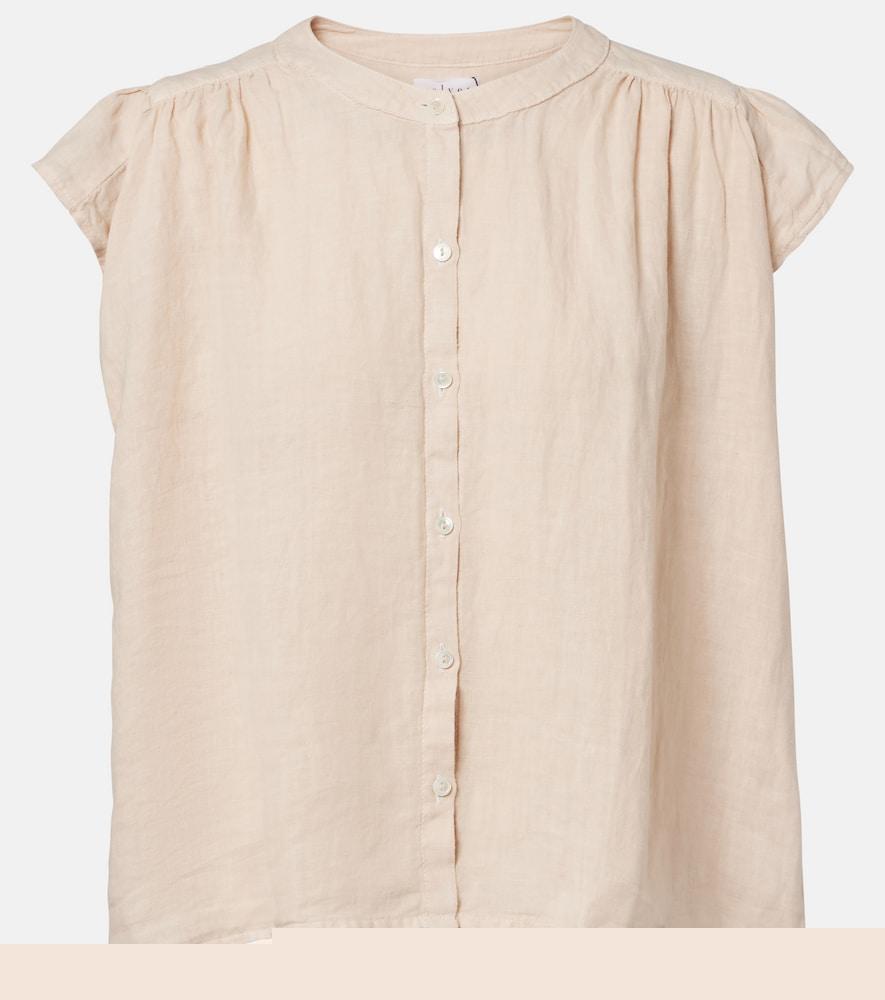 velvet janey linen shirt