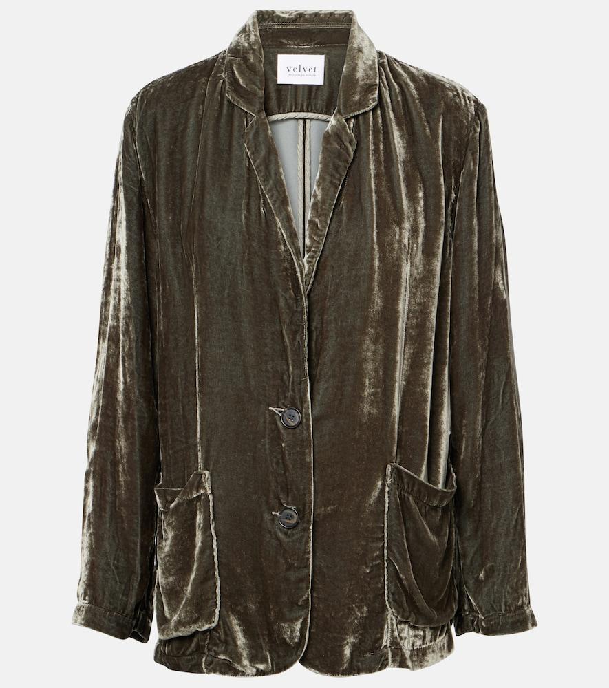 velvet kyla velvet blazer