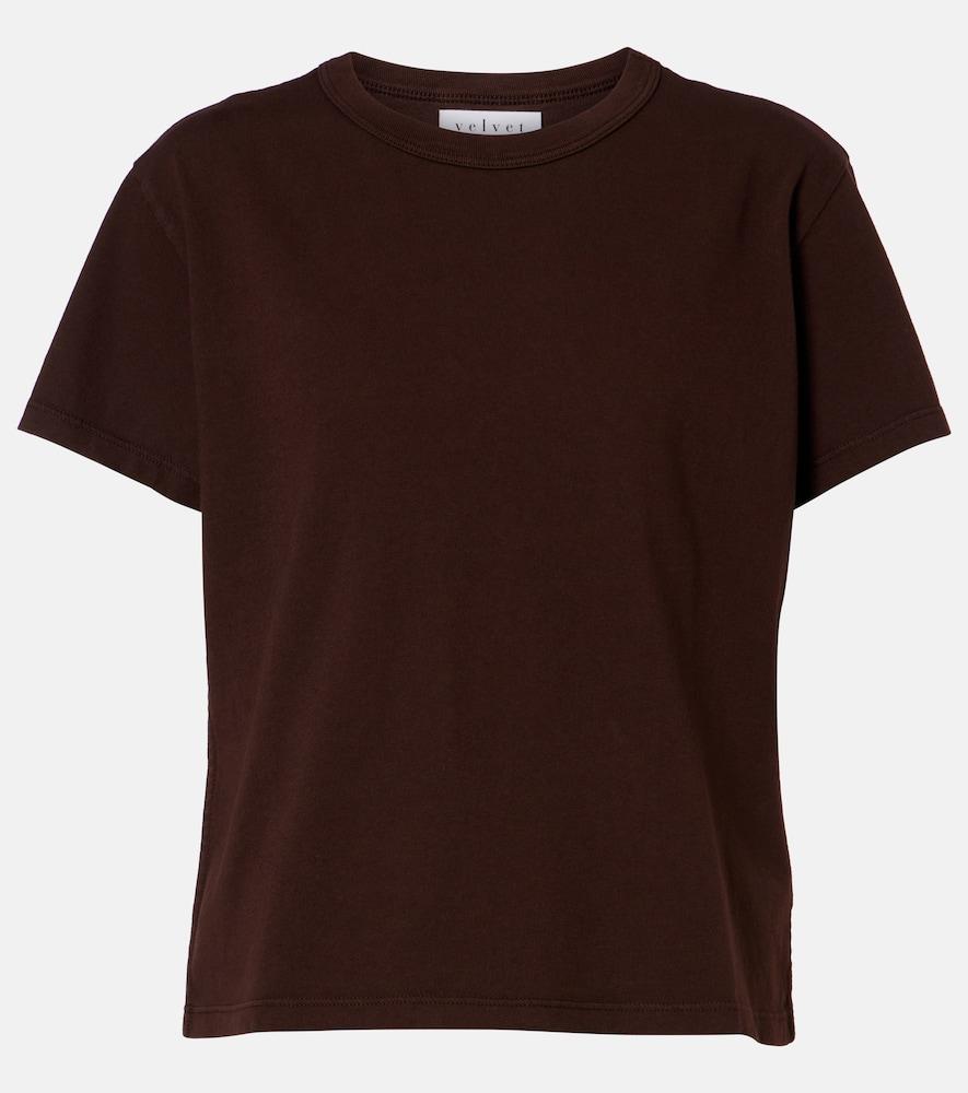 velvet leigh cotton jersey t-shirt