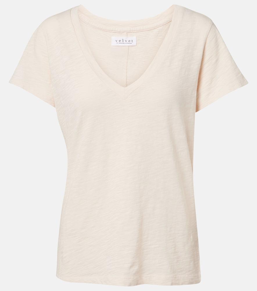 velvet lilith cotton jersey t-shirt