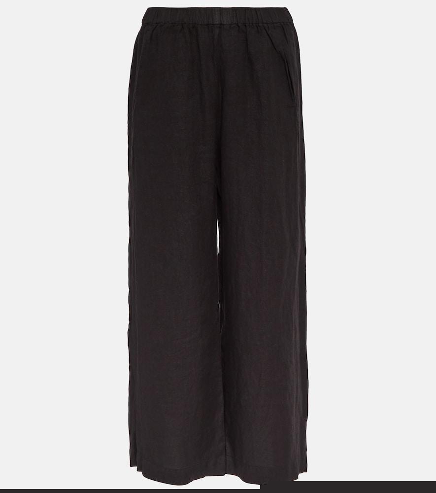 velvet lola linen wide-leg pants