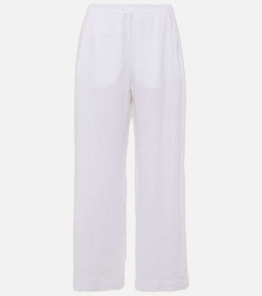 velvet lola linen wide-leg pants