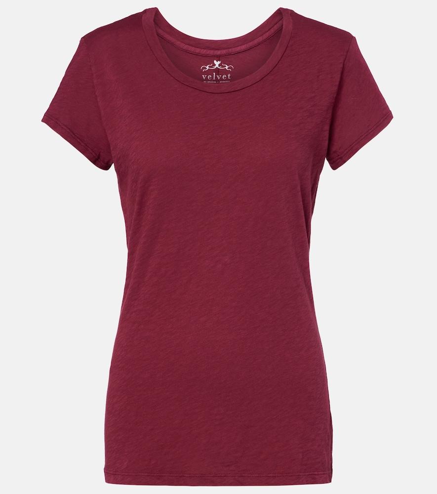 velvet odelia cotton jersey t-shirt