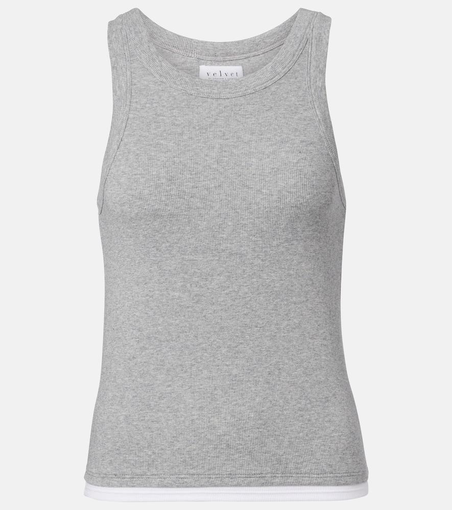 velvet orion ribbed-knit tank top