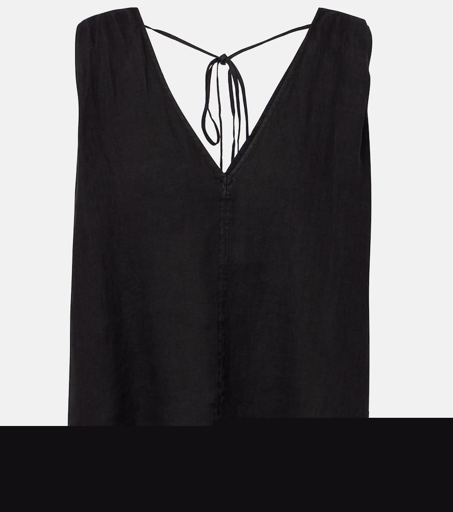 velvet renna linen top
