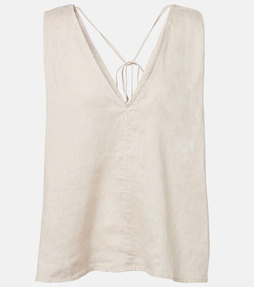 velvet renna linen top
