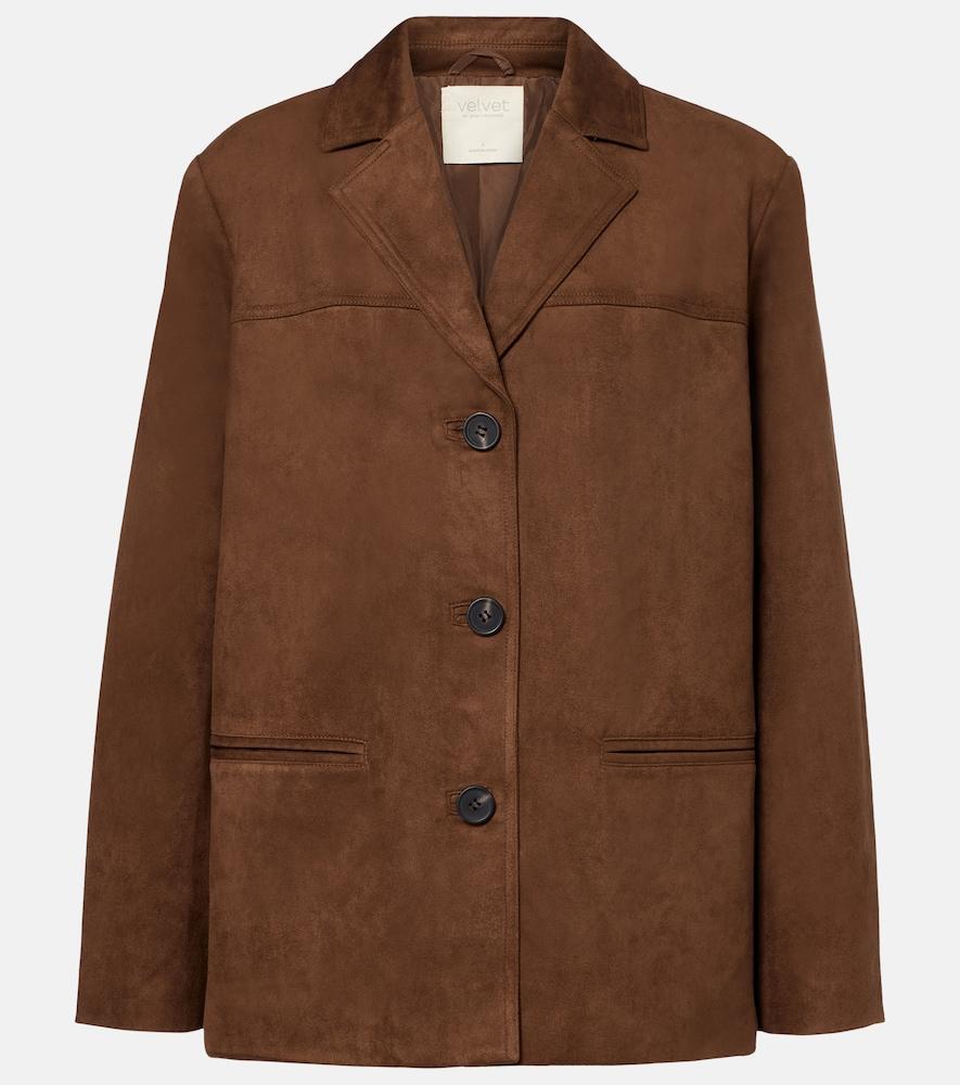 velvet salie blazer