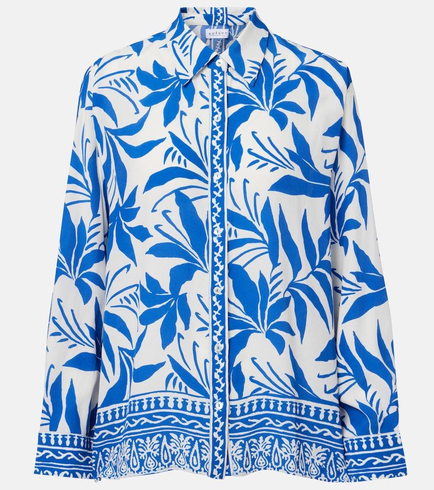 velvet sienna printed shirt