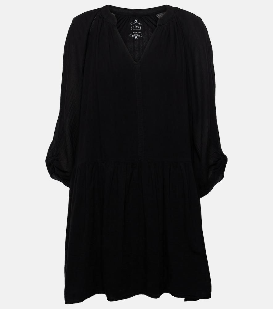 velvet sloan cotton minidress