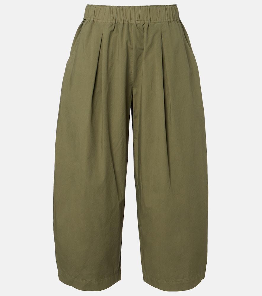 velvet sophia cotton poplin wide-leg pants