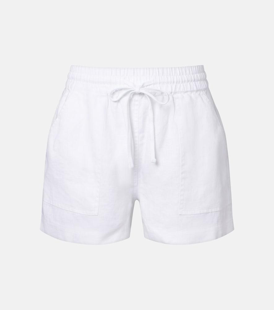 velvet sutton linen shorts