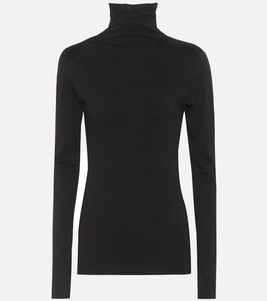 velvet talisia cotton turtleneck top