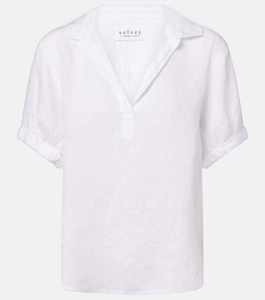 velvet vivica linen top