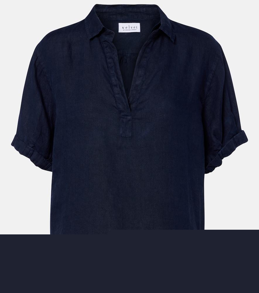 velvet vivica linen top