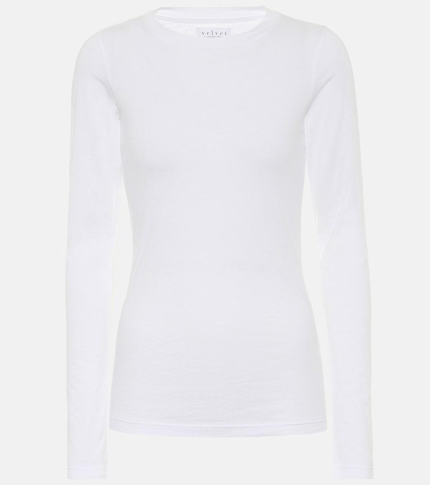 velvet zofina cotton jersey top