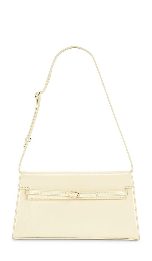 verafied x revolve shoulder bag in neutral.