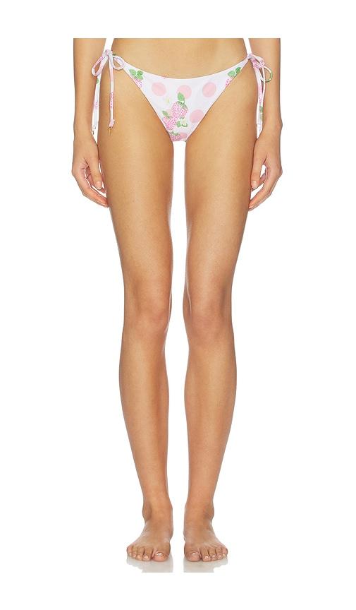 verandah string bikini bottoms in pink. - size l (also in xs, s, m)