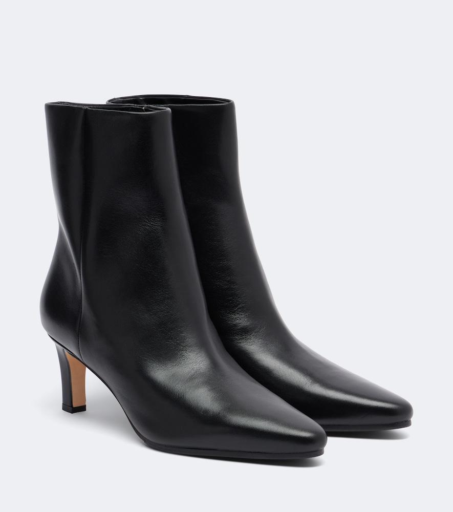veronica beard agnes leather ankle boots