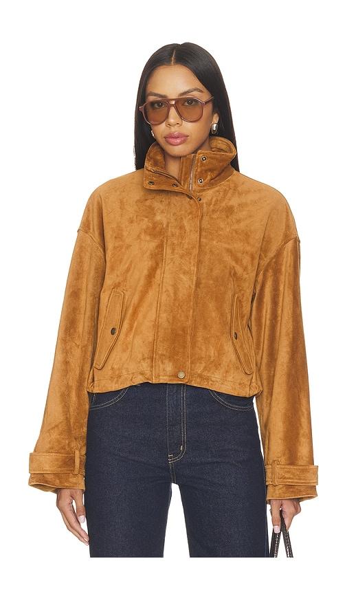 veronica beard bateman jacket in brown. - size l (also in s, m)
