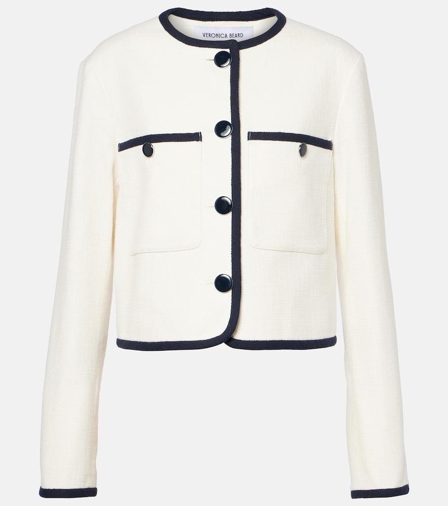 veronica beard beale cotton-blend jacket