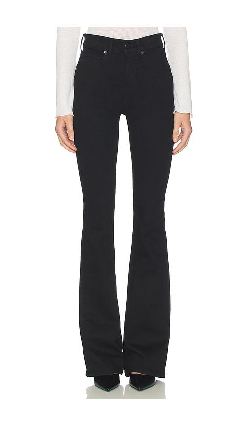 veronica beard beverly skinny flare jeans in black in black. - size 23 (also in 24, 28)