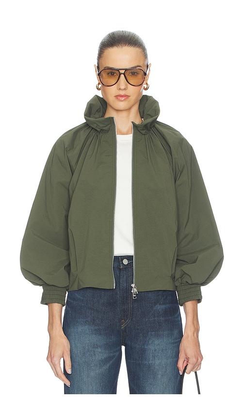 veronica beard circe jacket in army. - size 2 (also in 6)