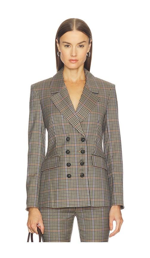 veronica beard claude dickey jacket in brown. - size 0 (also in 4)