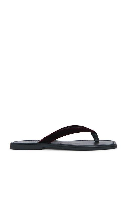 veronica beard clea 2 flip flop in burgundy. - size 10 (also in 6, 7, 8, 9)