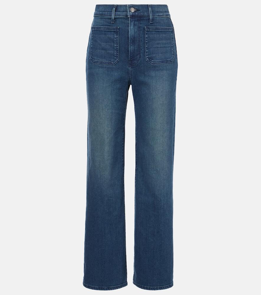 veronica beard crosbie high-rise flared jeans