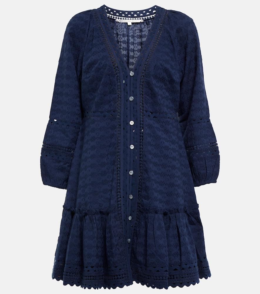 veronica beard daeja cotton minidress