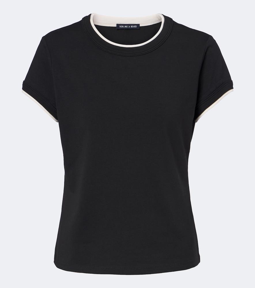 veronica beard devin cotton-blend t-shirt