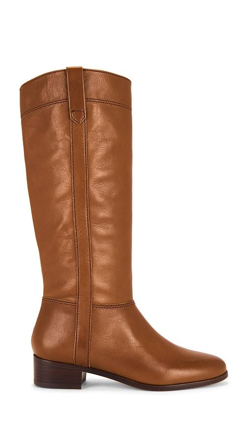 veronica beard dwyer boot in caramel. - size 8 (also in 9)
