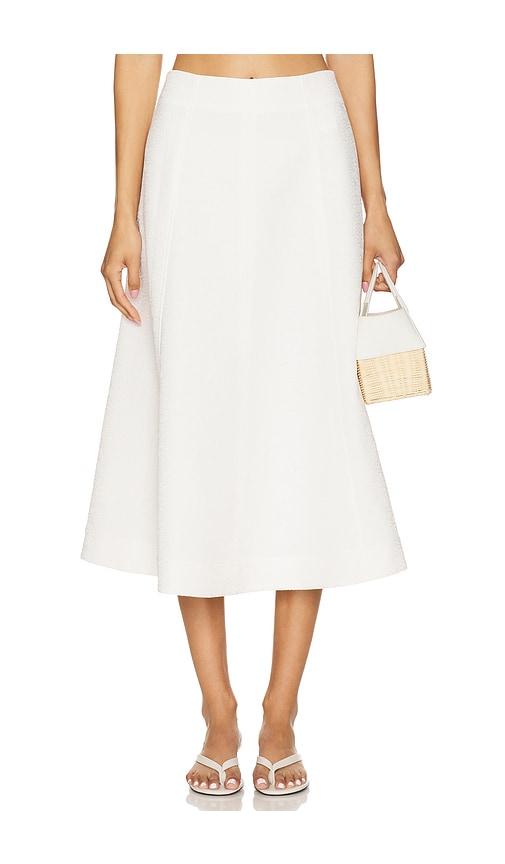 veronica beard fellini skirt in white. - size 12 (also in 2)