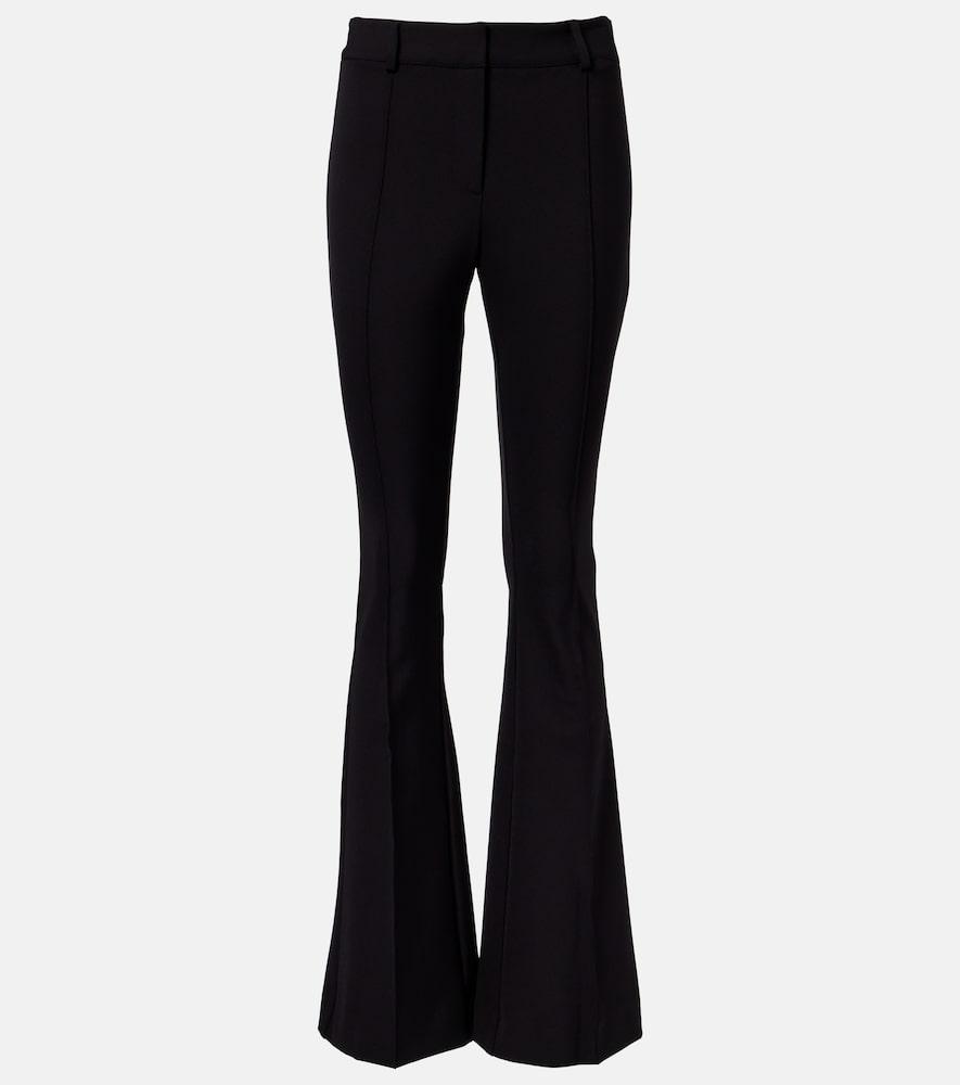 veronica beard hibiscus high-rise flared pants