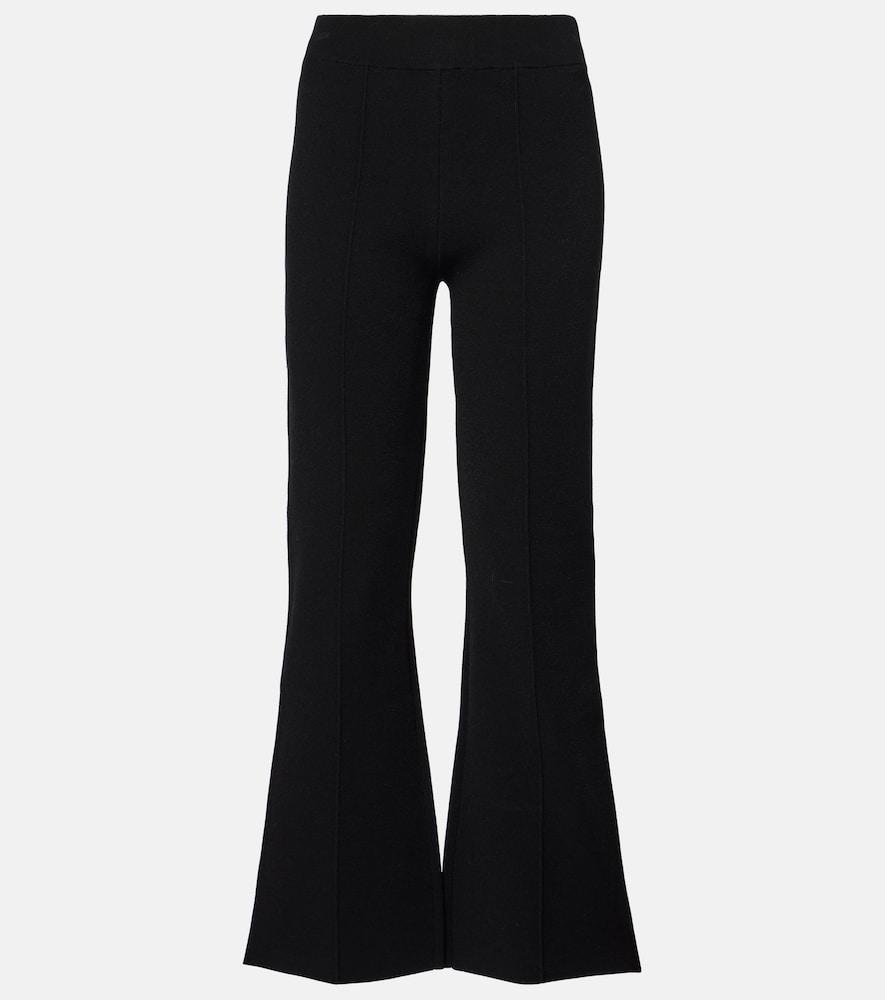 veronica beard high-rise flared pants