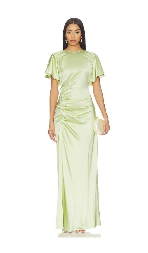 veronica beard huntleigh dress in green. - size 0 (also in 00, 4, 6)