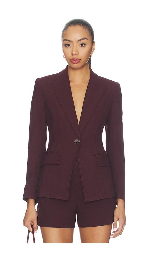 veronica beard isaac dickey jacket in peach. - size 0 (also in 00, 2, 4, 6)