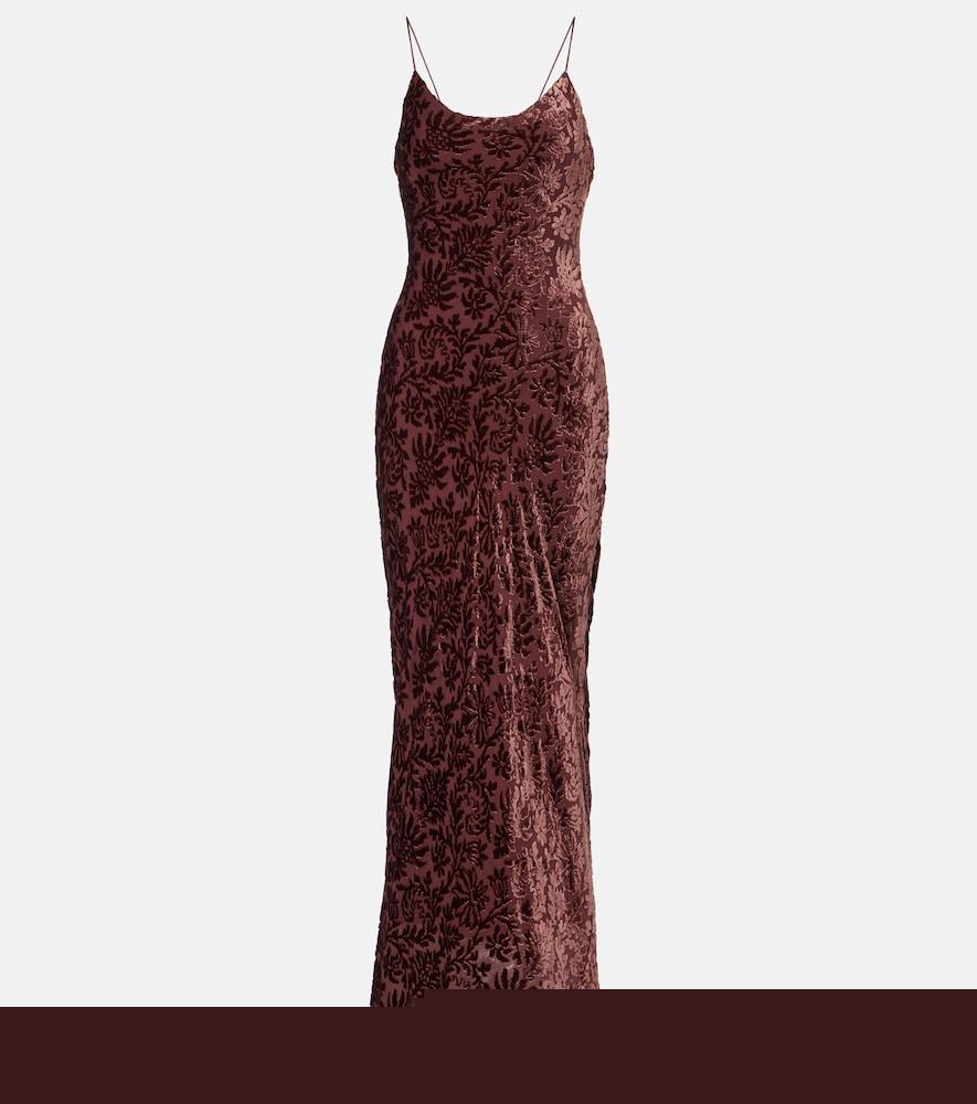 veronica beard jolynn jacquard maxi dress