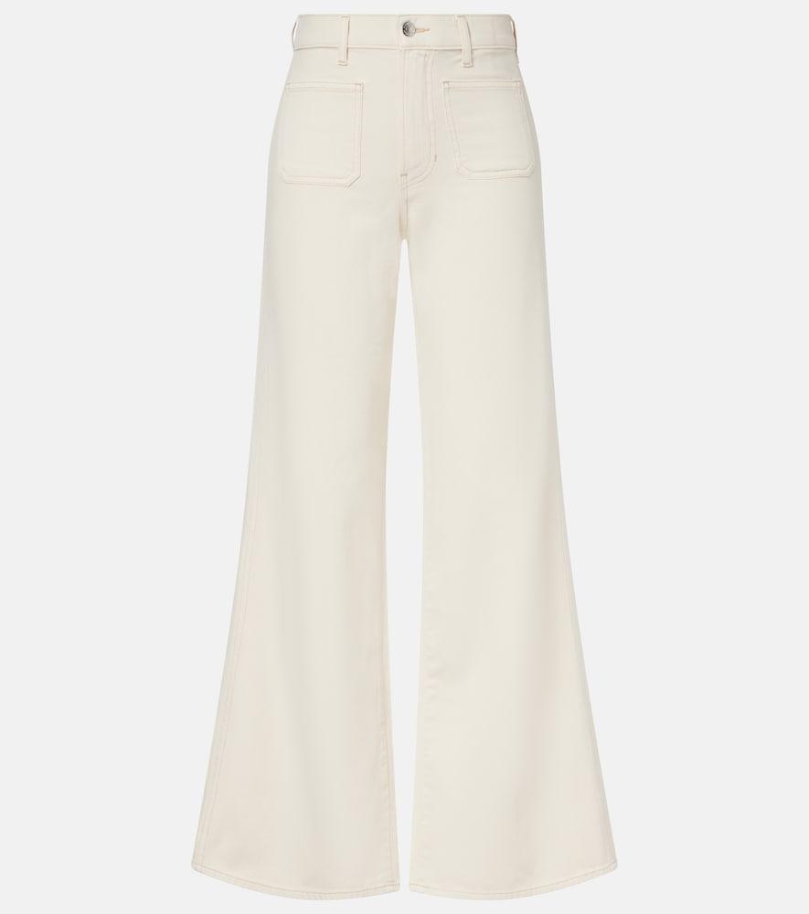 veronica beard kasey wide-leg jeans