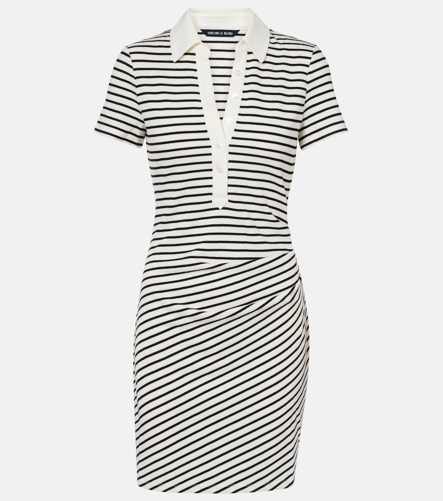 veronica beard lanier striped minidress