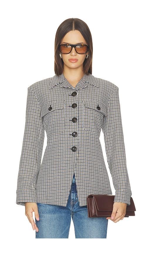 veronica beard molyneux jacket in multi. - size 0 (also in 00, 2, 4, 6, 10)