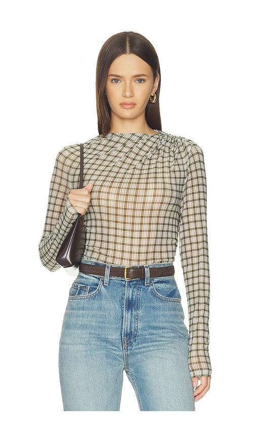 veronica beard nuvina top in multi. - size l (also in xs, s, m)