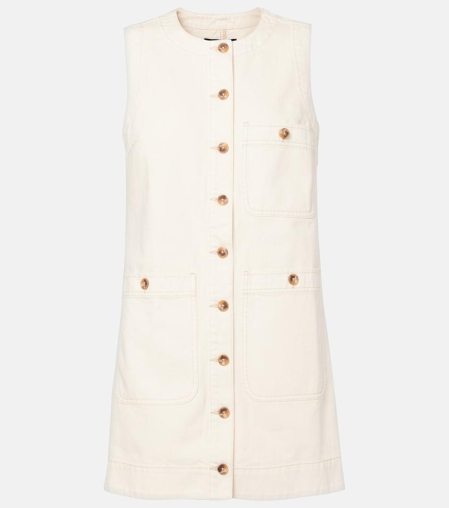 veronica beard oakley denim minidress