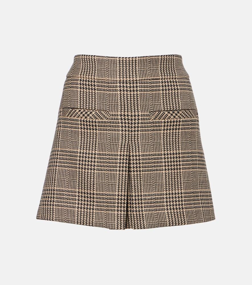 veronica beard pavaline houndstooth miniskirt