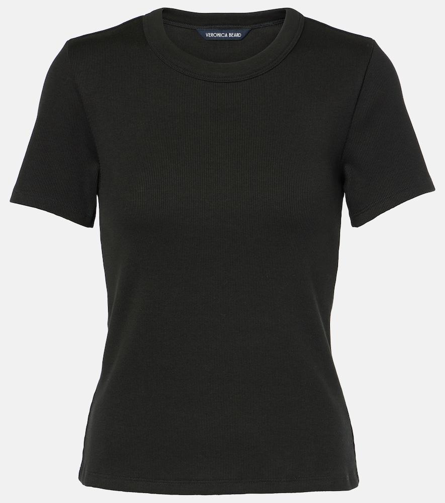 veronica beard pruitt cotton-blend jersey t-shirt