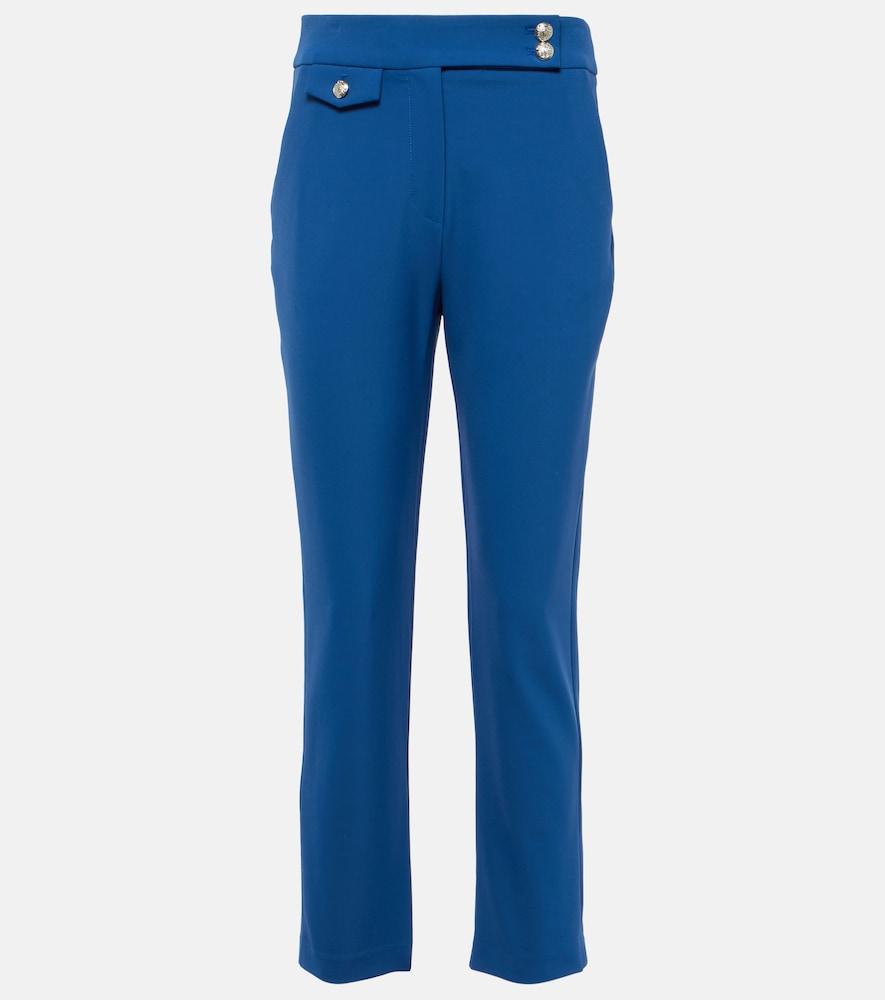 veronica beard renzo high-rise cropped slim pants
