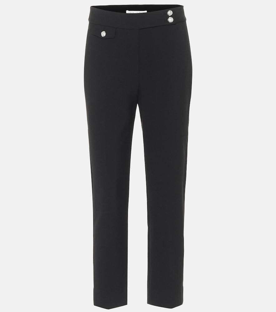 veronica beard renzo high-rise slim cropped pants