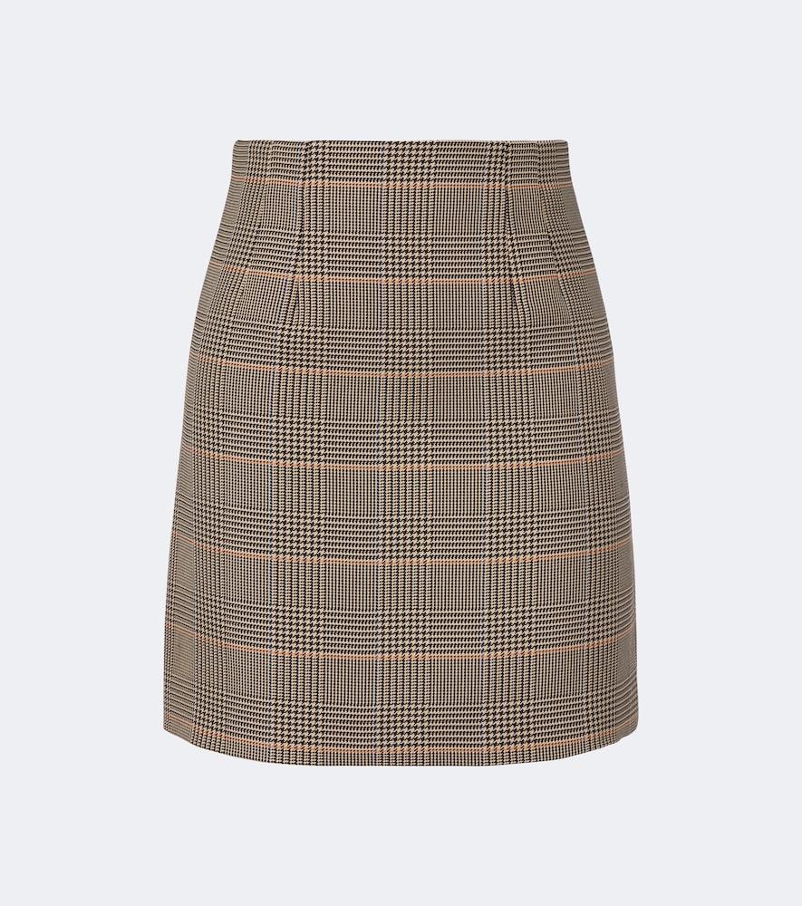 veronica beard roman houndstooth miniskirt