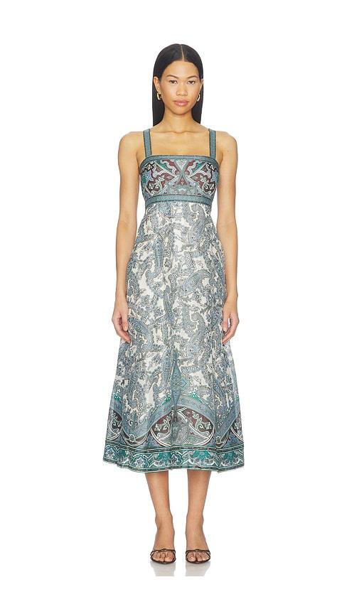 veronica beard rye dress in blue. - size 0 (also in 2, 4, 6, 8, 10)