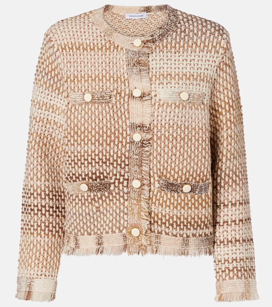 veronica beard sariyah cotton and wool-blend jacket